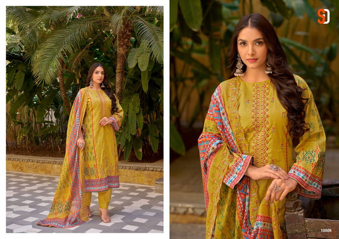 Bin Saeed Lawn Collection Vol 10 By Shraddha Embroidery Cotton Pakistani Suit Wholesalers In Delhi